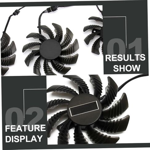 Graphics Card Cooling Fan 2-pin 75mm Gpu Radiator Cooler Replacement for Video Card Computer Cooling System in Kuwait