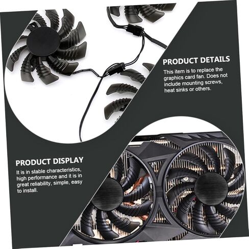 Graphics Card Cooling Fan 2-pin 75mm Gpu Radiator Cooler Replacement for Video Card Computer Cooling System in Kuwait