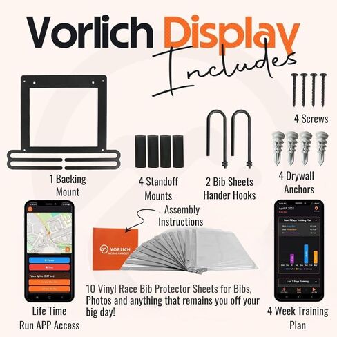 Race Bib and Medal Display, Medal Hanger Display, Medal Holder, Bib Boards for Runners, Medal Hanger, Medal holder Display, Running Medal Hanger Display - Displays up to 50+ Medals and 100+ Race Bibs in Saudi Arabia