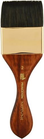 Princeton Artist Brush, Neptune Series 4750, Synthetic Squirrel Watercolor Paint Brush, Mottler, Size 2 Inch in Kuwait