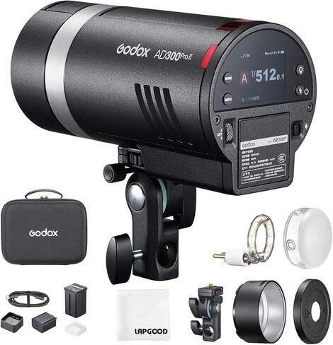 Godox AD600BM Outdoor Flash 600Ws Bowens Mount, Studio Flash GN87 1/8000 HSS, 2.4G Strobe Monolight with 8700mAh Battery 01-2.5 Second Recycle time in Saudi Arabia