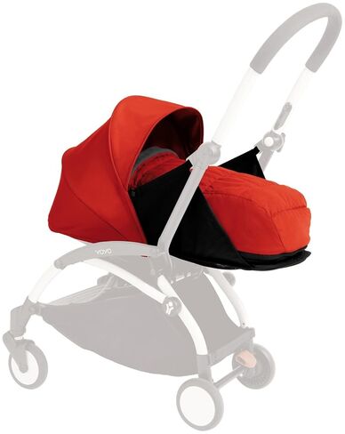 BABYZEN YOYO 0+ Newborn Pack, Black - Includes Mattress, Canopy, Head Support & Foot Cover - Requires YOYO2 Frame (Sold Separately) in Saudi Arabia