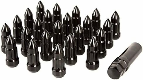 Rugged Ridge | Wheel Lug Nut, 23 Piece, 1/2x20, Bullet Style, Black | 16715.25 in Saudi Arabia