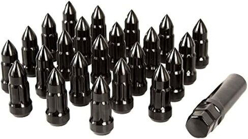 Rugged Ridge | Wheel Lug Nut, 23 Piece, 1/2x20, Bullet Style, Black | 16715.25 in Saudi Arabia