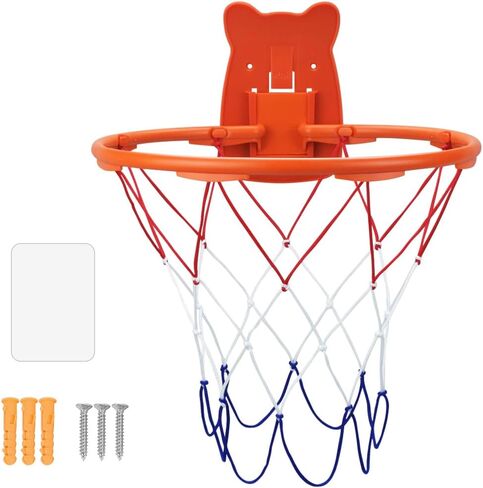 Silent Basketball Hoop Indoor, 13" Wall Mount Ball Hoop for Door, Foam Ball Professional Indoor Basketball Frame for Home (No Basketball) in Saudi Arabia
