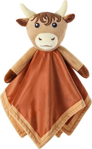 بطانية أمان للأطفال من Gicoherero Highland Cow للأولاد - بقرة طفل محبب - أشياء حضانة للأطفال الرضع - هدية لحديثي الولادة استحمام الطفل in Kuwait