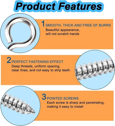 500 Pcs Small Screw Eye Pins 4mm x 10mm Eye Screws for Jewelry Making Mini Eye Hooks Screw for Jewelry Eyelets Screw for Art DIY, Bead, Bracelet, Jewelry Connectors in Saudi Arabia