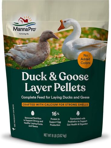 Manna Pro Duck Layer Pellet | High Protein for Increased Egg Production | Formulated with Probiotics to Support Healthy Digestion | 8 Pounds in Saudi Arabia