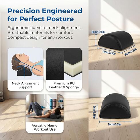 Yiju Pilates Pillow Head and Neck Support Pillow Comfortable Versatile Reformer Partner Assist Headrest for Workout in Saudi Arabia
