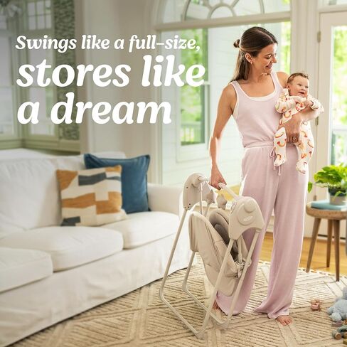 Graco® Slim Spaces™ Compact Baby Swing, Reign in Saudi Arabia