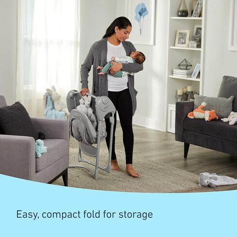 أرجوحة أطفال صغيرة الحجم من Graco® Slim Spaces™، تصميم Reign in Kuwait