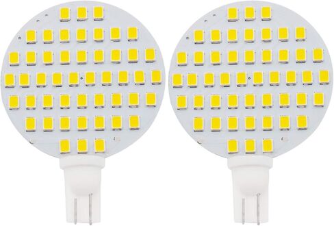 GRV T10 921 194 24-5050 SMD LED لمبة مصباح سوبر مشرق دافئ أبيض AC / DC 12V -24V حزمة من 6 in Kuwait
