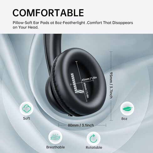 EKSA [2023 New] Fenrir Gaming Headset with Microphone for PS4 PC Xbox one PS5 Switch Laptop, Over Ear Headphones Wired with Noise Cancelling Mic, 3.5m Audio Jack, 50mm Stereo Drivers, Led Light in Kuwait