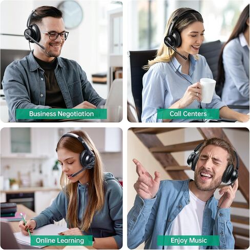 EKSA [2023 New] Fenrir Gaming Headset with Microphone for PS4 PC Xbox one PS5 Switch Laptop, Over Ear Headphones Wired with Noise Cancelling Mic, 3.5m Audio Jack, 50mm Stereo Drivers, Led Light in Kuwait