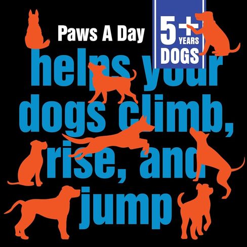 Paws A Day Glucosamine for Dogs Hip & Joint Supplement – “Two-in-One Combo" Dog Joint Care and Improved Skin & Coat w/Chondroitin, MSM, Omega 3, Collagen & Biotin, 60 Chewable Tablets (2 Months) in Saudi Arabia