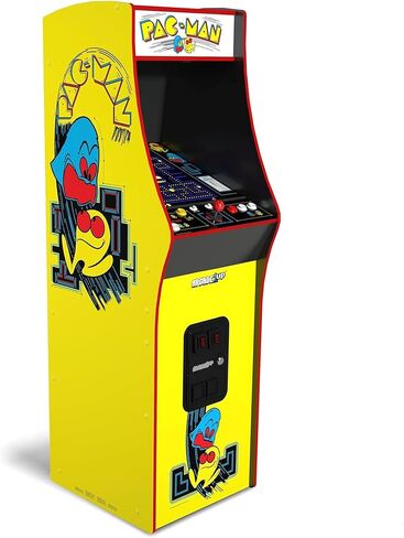 Arcade1Up PAC-Man Deluxe Arcade Machine for Home - 5 Feet Tall - 14 Classic Games in Saudi Arabia