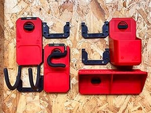 StealthMounts Packout Mounting Cleats V2 (12 Pack) متوافقة مع صناديق التعبئة والتغليف، وقفل ملحقات Milwaukee Packout وأقدام التعبئة، | المرابط حزمة | جبل الحزمة | حزمة التثبيت على الحائط in Saudi Arabia