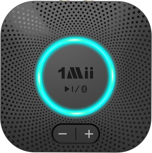 جهاز استقبال 1Mii B06S بلوتوث 5.2، محول صوت لاسلكي HiFi لنظام ستيريو منزلي مع aptX HD وزمن استجابة منخفض، التحكم في مستوى الصوت لمكبر صوت السيارة، مكبر للصوت، مع مخرجات 3.5 مم/RCA، نطاق طويل in Kuwait