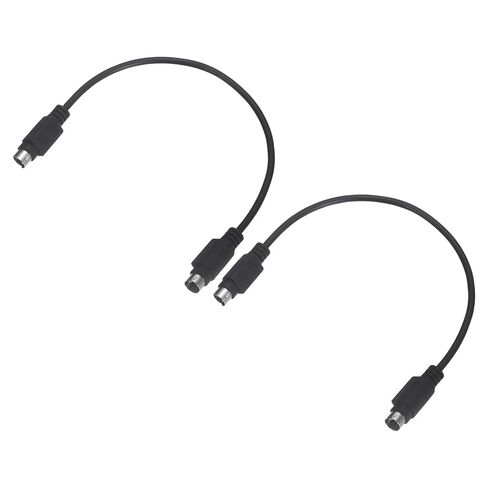 MECCANIXITY PS/2 Mouse and Keyboard Extension Cable 6 Pin 3.28 Feet Male to Female for PC 2 Pcs in Saudi Arabia