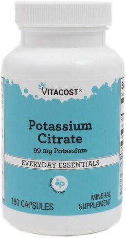 Vitacost Potassium Citrate - 99 mg - 180 Capsules in Saudi Arabia