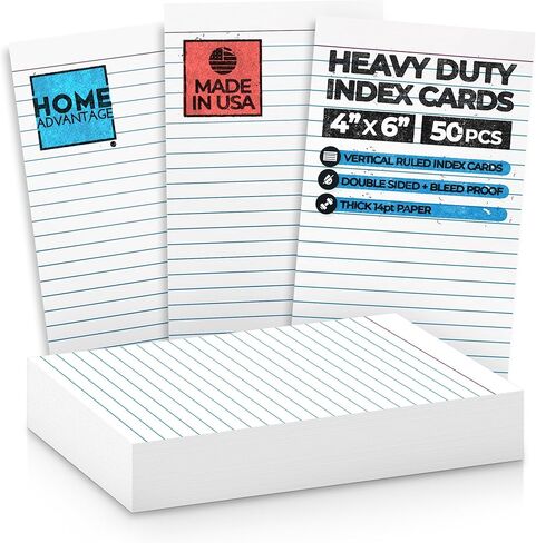 Vertically Ruled White Mini Index Cards, Note Cards (3x5) in Kuwait
