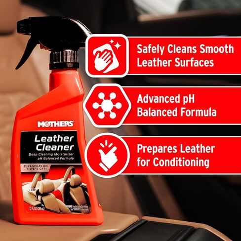 Mothers 06412 Leather Cleaner, 12 oz. in Saudi Arabia