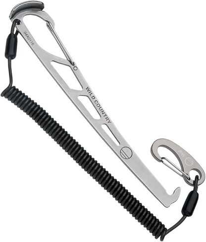 Wild Country: The pro-Key is an Exceptional nut Remover with a Range of Great Application Possibilities (Including Strap) to Provide Fixed Equipment for Mountains; Silver, one Size in Saudi Arabia