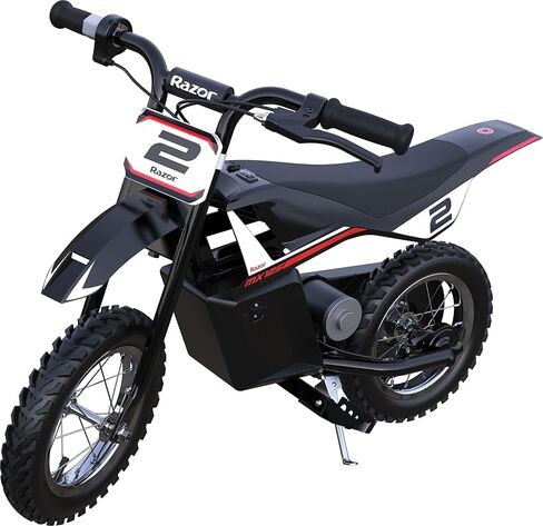 Razor MX125 Dirt Rocket Electric-Powered Dirt Bike with Authentic Motocross Dirt Bike Geometry, Rear-Wheel Drive,100-watt, high-Torque, Chain-Driven Motor, for Kids 7+ in Kuwait