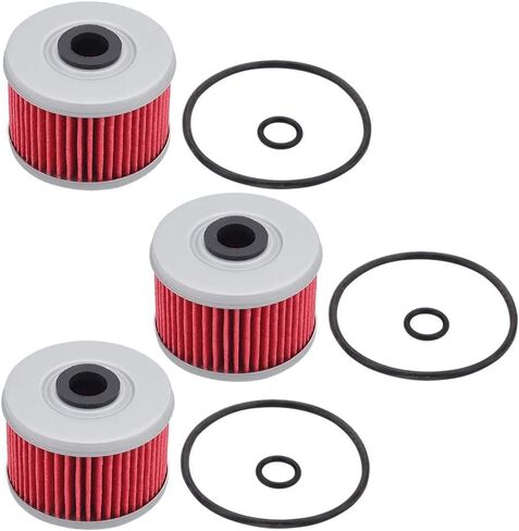 AloneGoer 3pcs Oil Filter O-Ring Compatible with 113 HF113 ATC250ES ATC350X TRX250 TRX300 TRX350 TRX400EX TRX420FE TRX450ES TRX500FE XL250R XL350R XL600R XR200R XR250R XR350R Motor Cycle in Saudi Arabia