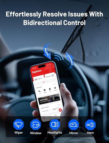 قارئ كود TT TOPDON ، ماسح ضوئي توبدون أرتيلينك 200 OBD2 لقراءة/تنظيف ميل ميل تشغيل I/M جاهز فحص التجميد وإطار فاين ريتريفال، AL200 in Kuwait