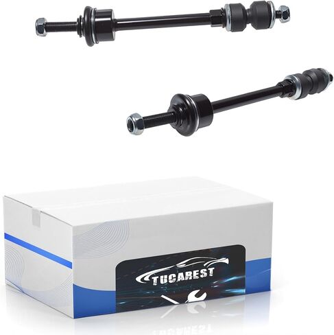TUCAREST مثبت أمامي Sway Bar Link 2 قطعة K80894 (للدفع الرباعي و5 عجلات العروة) متوافق مع 2006-2017 Do-dge Ram 1500 [#5170290AB] in Kuwait