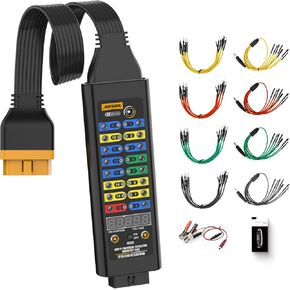 كاشف بروتوكول AUTOOL obd2 لرصد إشارات الاتصالات/الطاقة/الأراضي، صندوق اندلاع CAN ذو 16 سنًا، مقبس موزة 4 مم مع وصلة قافز متعددة الوظائف in Kuwait