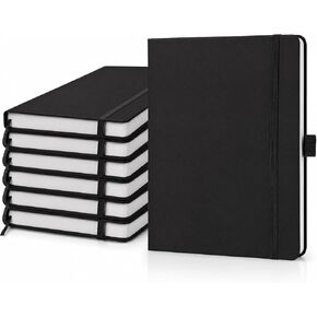 Laumoi 14 Pack Lined Journal Notebooks 5.5 x 8.2 Inch A5 Hardcover Notebook College Ruled Notepad with Pen Holder PU Leather Ruled Lined Journals for School Business Work Writing(Morandi Color) in Saudi Arabia