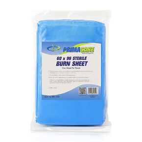 Primacare BD-3151 Sterile Burn Sheet for Burn Relief, First Aid Blanket for Instant Cooling Relaxation from Minor Burns, Wet and Dry Dressing, 96" x 60" in Saudi Arabia