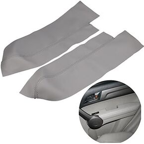 Front Door Panels Armrest Cover for Honda Cr-V CRV 2007-2012 (Leather Only) 1Pair Gray in Saudi Arabia