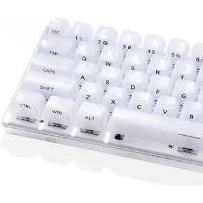 Tsungup PBT Cute Keycaps for Mechanical Keyboard,MOA Profile Key caps Blue Keycaps Snow Monster Custom Keycaps 148 Keys Dye-Sub Keycap Set for Cherry Gateron MX Switches Mac Windows PC Keyboard in Kuwait