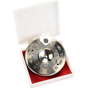 13 Tone Pitch Pipe Tuner Multipurpose Sensitive Pitch Pipe Tuner Music Tuning Accessories with Storage Case for Guitar Bass Cello Violin Ukulele Chromatic Tuning (Silver) in Saudi Arabia