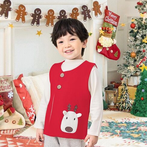 pureborn Baby Toddler Reversible Vest Warm Sleeveless Jacket Spring Winter Children Waistcoat in Saudi Arabia