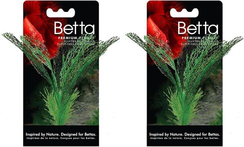 Fluval Betta Madagascar Lace Plant, Plastic Plant Aquarium Decoration in Kuwait