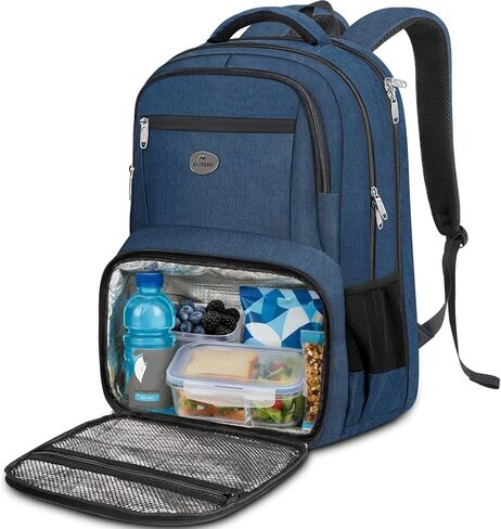MATEIN 17 Inch Laptop Backpack, TSA Large Travel Backpack with Lunch Box, Anti-Theft Work Business Carry On with USB Port, Water Resistant Sturdy College Computer Backpack for Men Women in Kuwait