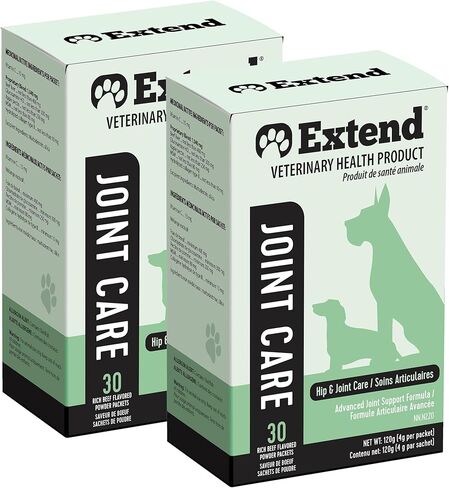 Extend - Joint Care for Dogs - 1 Month Supply - Glucosamine for Dogs with MSM & Ascorbic Acid - Pure Grade Ingredients. in Kuwait