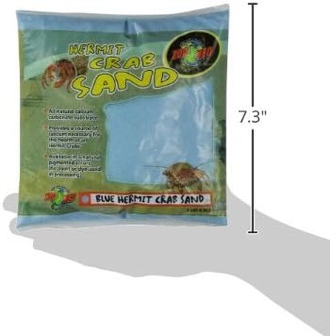 Zoo Med Laboratories SZMHC2B Hermit Crab, 2-Pound, Sand Blue in Saudi Arabia