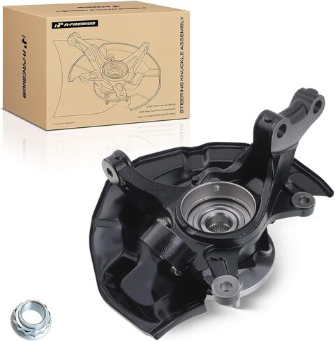 A-Premium Front Steering Knuckle & Wheel Bearing Hub Assembly Compatible with Toyota Sienna 2004-2010, Right Passenger Side, Replace # 4321108010, 435020E030 in Saudi Arabia