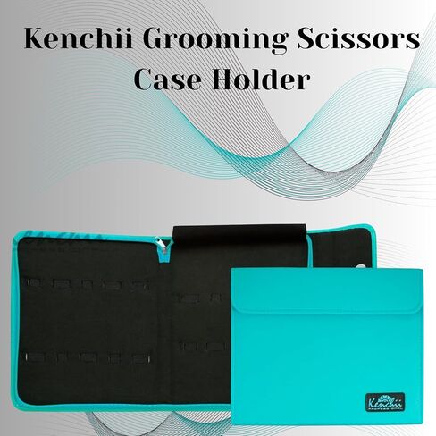 Kenchii Shear and Scissor Case Holds 10 Grooming or Beauty Shears KEL10 (Purple) in Saudi Arabia