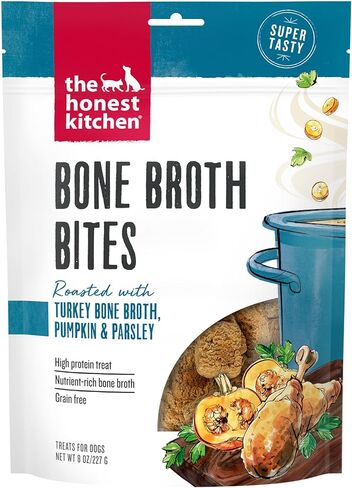 The Honest Kitchen Bone Broth Bites: Roasted with Beef Bone Broth & Sweet Potatoes, 8 oz Bag in Kuwait