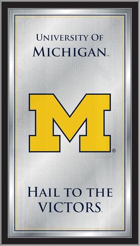 HBS Michigan 26 "X 15" Fight Song Mirror by Holland Bar Stool Company in Saudi Arabia