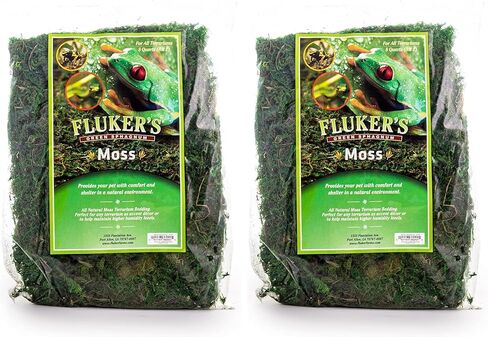 Fluker's Green Reptile Terrarium Moss, 8,Quart, Black in Kuwait