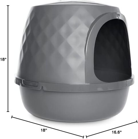 So Phresh Geometric Covered Cat Litter Box in Saudi Arabia