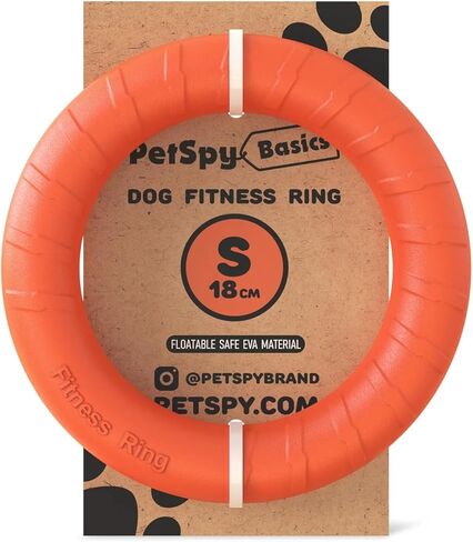 حلقة تدريب الكلاب من PetSpy للياقة البدنية في الهواء الطلق لعبة سحب قابلة للطفو وقرص طائر أداة لعب تفاعلية للكلاب الصغيرة والمتوسطة والكبيرة in Saudi Arabia