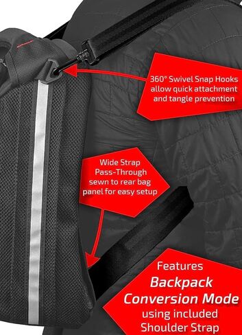 4000 Aeropac Tail Trunk - Water-Resistant, Tear-Resistant, Industrial Grade Ballistic Nylon with Adjustable Bungee Mounting System for Universal Fit in Saudi Arabia
